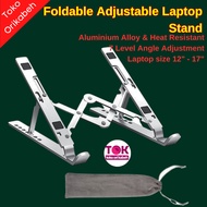 Laptop Stand Holder Folding Aluminum Adjustable Laptop Stand Portable Desk