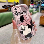 MHKEID Casing Hp Samsung Galaxy S21 Plus S21 Ultra S21 FE S20 FE Case Pola kartun baru Mickey Minnie