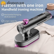DONOVAN Ironer, Garment Steamer Handheld Ironing|Mini Manual Folding Small Rotary Steam Iron Electric