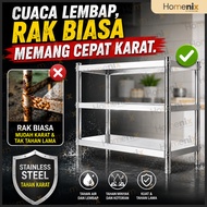Oven/Microwave Kitchen Storage Rack Stainless Steel Rak Periuk Dapur Bertingkat Simpan Barang