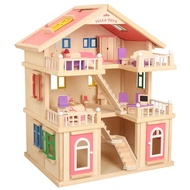Dollhouse 3-Storey Toy House 43.5*56*72CM