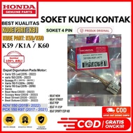 4 PIN CONTACT KEY SOCKET HONDA VARIO 110 LED 125 150 160 LED NEW BEAT FI ESP POP STREET ECO PCX 150 