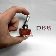 Japan NKK Japanese Open S-21AL S2AL 3 Pins 2 Gears Rocker Arm Button Switch Lever Type