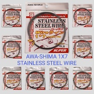 AWA-SHIMA WIRE LENDER 1X7 & 7X7 10meter Stainless Steel Wire / Wire Tenggiri