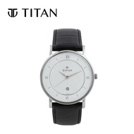Titan Classique White Dial Analog Watch for Men 9162SL04