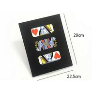 Jumbo Zig Zag Card Magic Tric Jumbo Poker Card Cut And Restore Magia Stage Gimmick Prop Metalism
