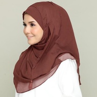 Bokitta  Chic Basic Maroon pinless hijab