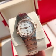 OMEGA 歐米茄 星座系列星座腕錶 石英機芯 30m防水 女士手錶
