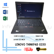 LAPTOP LENOVO THINKPAD X200 X201I X240 X270 T400 T410 T440 CORE 2 DUO CORE i3 i5 i7 SSD 128  256 GB