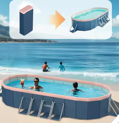 New Non-Inflatable Foldable Swimming Pool For Family Summer Water Party Home Outdoor Garden Backyard