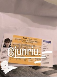 出seventeen 香港演唱會門票2299