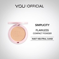 [LIMITED GIFT] YOU Simplicity Flawless Compact Powder N407 Neutral Sand