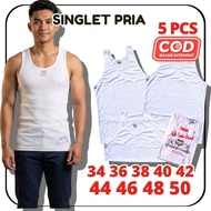5-Piece Swan Singlet Swan Brand Premium Undershirt/