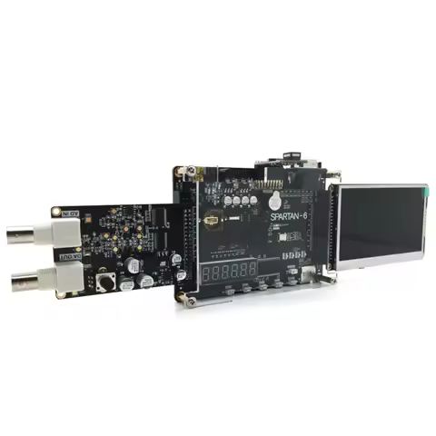 Educational Demo kit FPGA Development Board Spartan6 XC6SLX16 PCB Card with 256Mb-SDRAM SD-Card Came