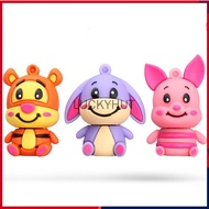 Pendrive 128GB Cartoon Elephant Cute Pig Tigger 1GB 8GB 16GB 32GB 64GB USB 1TB Pendrive 2TB