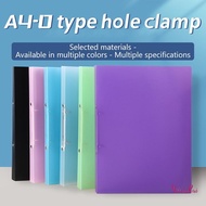 YosunRui] 1PCS A4 Perforated Folder Candy-Colored Transparent O-shaped 2-hole, 3-hole, 4-hole Waterp