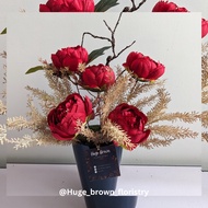 bunga palsu murah hiasan deko rumah