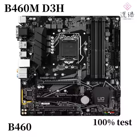 B460 Motherboard For B460M D3H 128GB HDMI DP M.2 LGA 1200 DDR4 Micro ATX Motherboard 100% Tested Ful