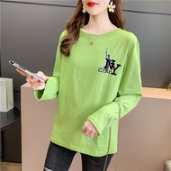 Tshirt Woman Baju T Shirt Perempuan Lengan Panjang Plain Murah Women Plus Size Long Sleeve Wanita