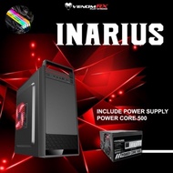 Casing VENOM RX INARIUS With PSU 500W Power Core M-Atx