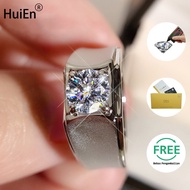 HuiEn Men's 2CT Moissanite Ring Stock