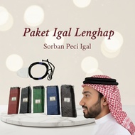 Arab Turban Igal Arab Turban Igal Rope White Peci Adults and Children Hajj Umrah Equipment Hiban