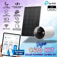 TP-LINK Solar-Powered WiFi CCTV Tapo C410 KIT|2K HD|Outdoor Security Camera |Wire-Free |Weatherproof