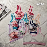 AA01HOME Children's Underwear Girls' Soft And Comfortable Foam Bra 8-16 Years Old Bust 20-34 Inches 