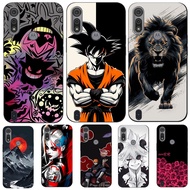 For Motorola Moto E6S E6i Case Phone Cover Protective Soft Silicone Black Tpu Case Funny Cool