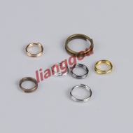 200pcs/lot【JS186】4-12mm Double-layer iron ring jump ring Plating DIY open ring  DIY