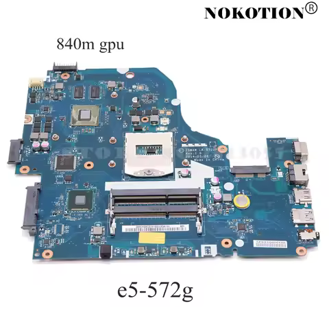 Z5WAW LA-B702P For Acer aspire E5-572 E5-572G Laptop Motherboard DDR3 840M GPU NBMQ011001 NB.MQ011.0