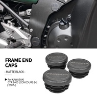 Motorcycle Frame End Caps Frame Hole Cover Caps Plug Decorative For Kawasaki GTR1400 GTR 1400 1400GT