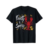 Feisty And Spicy Crawfish Funny Boil Cajun Crawfish Festival T-Shirt