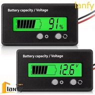 LANFY Battery Gauge, Voltage Meter Indicator Battery Capacity Indicator, Battery Monitors Lead-acid 