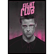 Fight Club Movie Poster Zombie Picture Wall Print