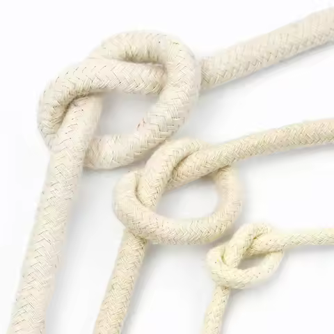 10/20M 4-10mm 16 Shares Twisted Cotton Cord for Sewing Clothes Hat String Rope Bag Home Textile Deco