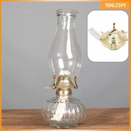 [tenlzsp9] Oil Lamp Burner Replacement Oil Lamp Accessories with Lamp Wick , Option 1 Option 1