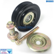 ลูกรอก พร้อมน็อต สำหรับตั้ง สายพาน 4ร่อง 4pk MIJ-T415-1 BR0005 AC Idler Pulley and Belt Tensioner ลูกรอกสายพาน ลูกรอกสายพานแอร์