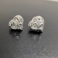 WG29-Diamond Earring with 18K White Gold