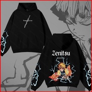 Und F169 GC1 Demon Slayer Agatsuma Zenitsu  Hoodie Anime Sweatshirt Unisex Long Sleeve Top CG1