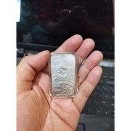 Silver bar 1 Oz 999 Prospector Toning