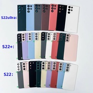 S22 Back Glass battery cover case for Samsung Galaxy S22 S22Ultra S22+ SM-S908n S906U S9010 Housing 