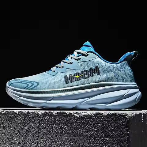 New Men Sports Shoes Couple Running Shoes Ultra-light Casual Breathable Shoes Shock-absorbing Mesh S