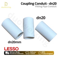 LESSO Sock Conduit dn20 Coupling Fitting Conduit dn20mm connecting pipe