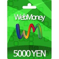 邁思町遊戲商城：WebMoney 5000 YEN Gift Card 儲值卡 JP 