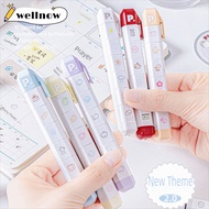 WELLNMY Arrival Cute To Do List Journal Stamp, Portable Multi-Head Seal Pen, Cute Detachable Stamp M