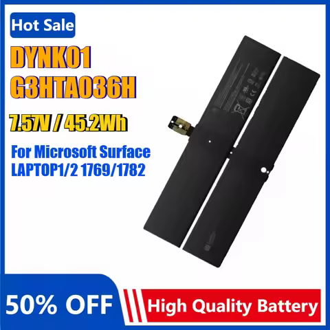 New G3HTA036H DYNK01 Laptop Battery for Microsoft Surface Laptop 1 Laptop 2-LQL-00015 1769 1782 1893