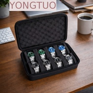 YONGTUO Watch Storage Box, Hard Shell 8/ 15 Slot Watch Display Box, Case Box Shockproof Black Zipper