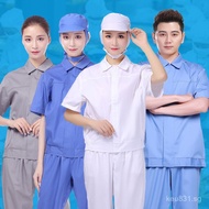 Dustproof Workwear Food Factory Hygiene Men and Women Breathable Food Clean Pharmaceutical Factory W