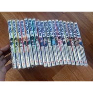 (Full card) Set of 18q Blue Lock Bluelock comic books Volume 1-18 first edition full card